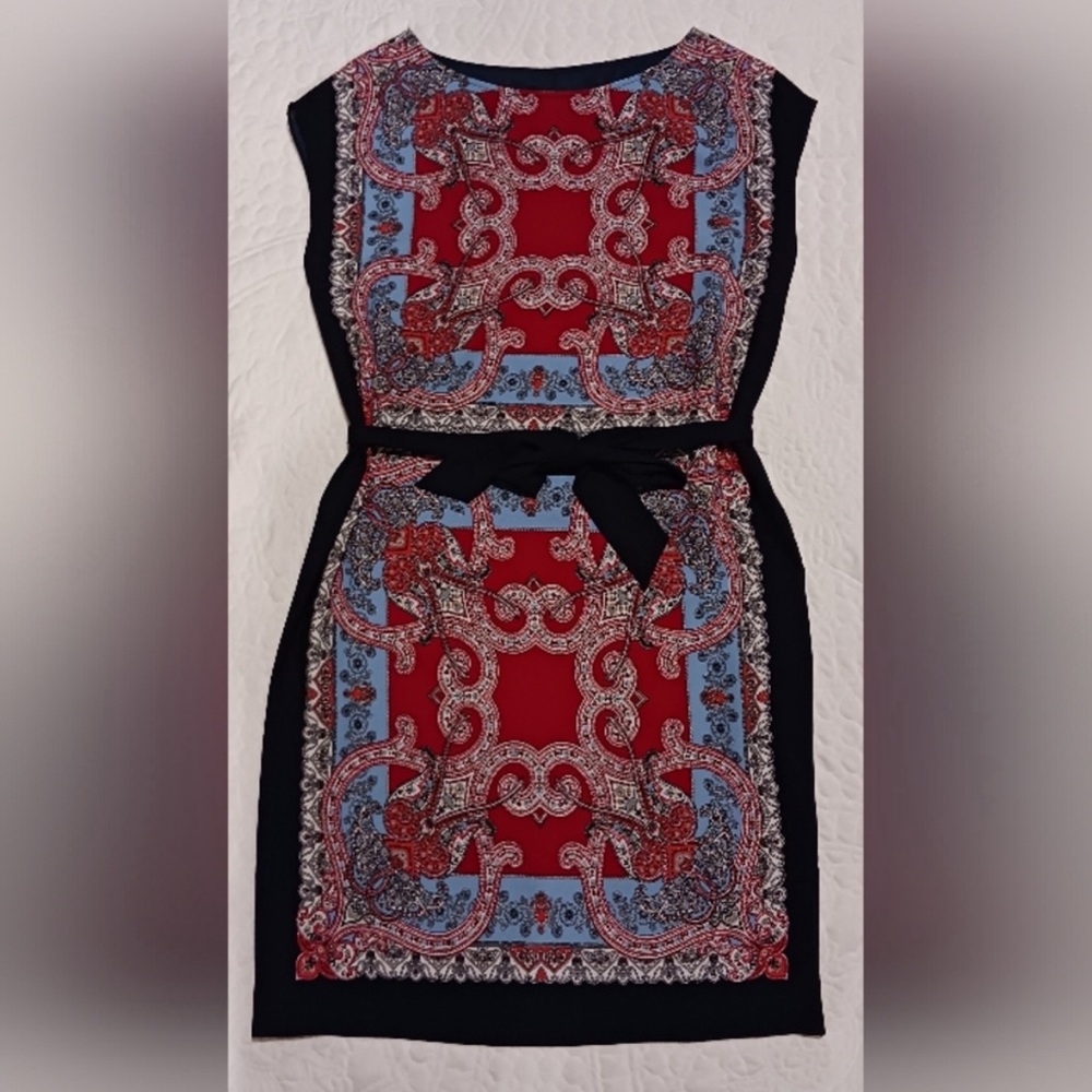 Talbots Scarf Shift Dress